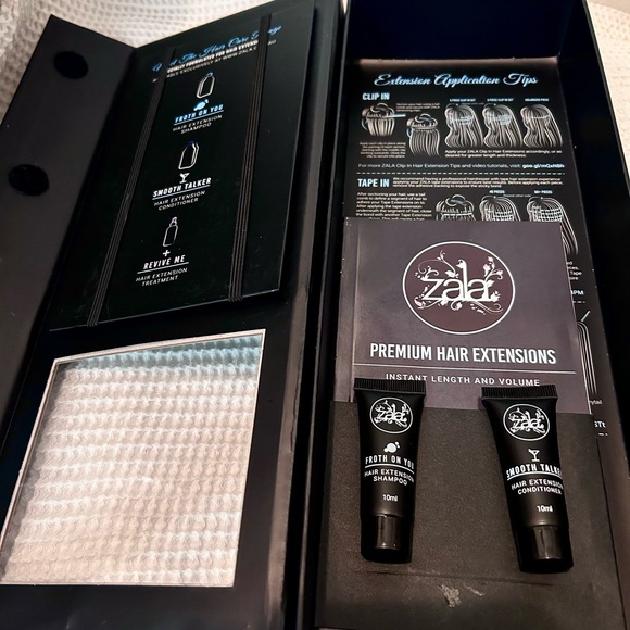 Zala Seamless 9 Piece Clip-In 20” Remy Hair Extensions NEVER WORN, only tried on - Picture 10 of 12